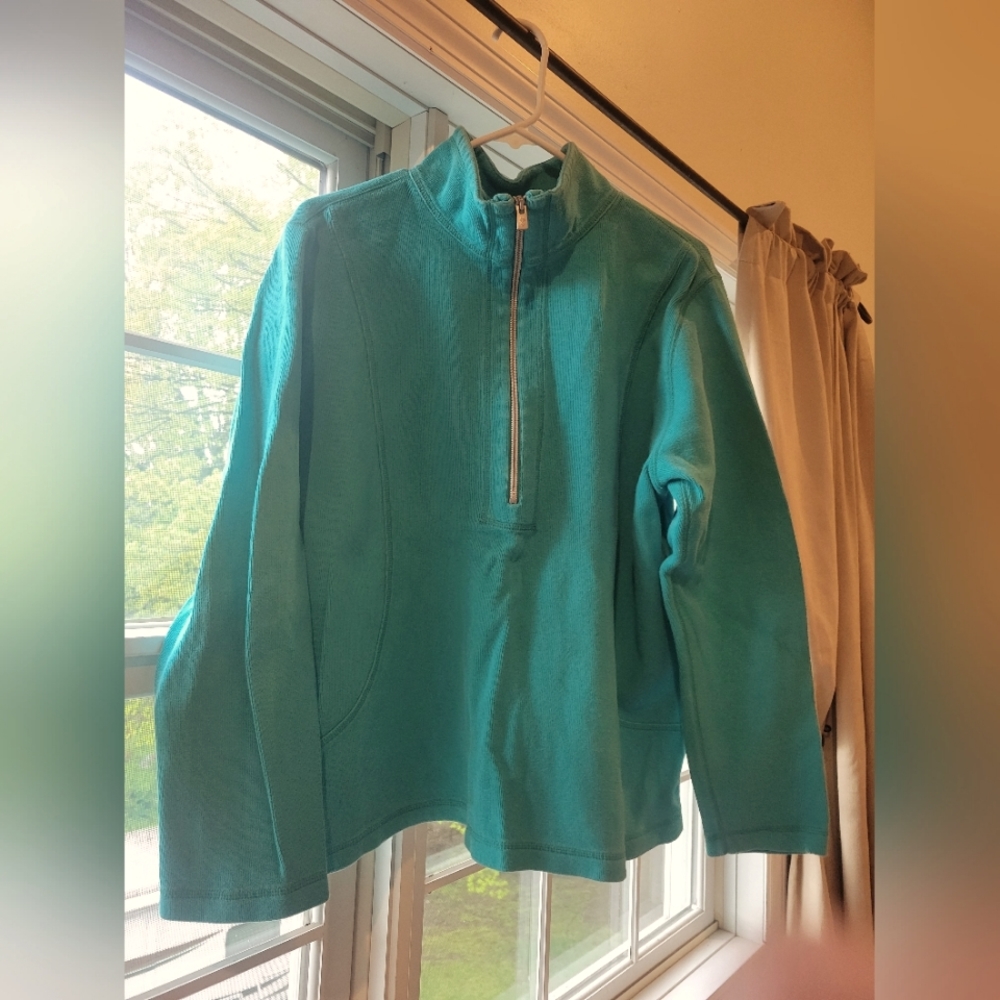 Tommy Bahama 3/4 zip sweatshirt unisex
